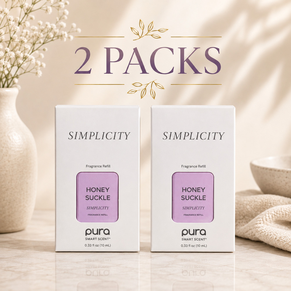 Pura Simplicity Honey Suckle Fragrance Refill 0.33 fl oz 2 Pack